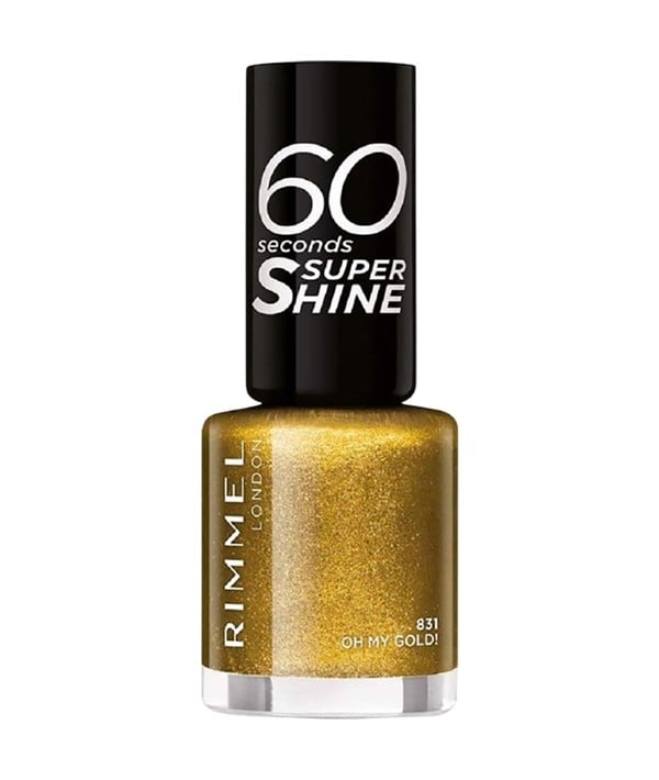 RIMMEL VERNIS À ONGLES SUPER BRILLANT 60 SECONDES 831 OH MY GOLD 