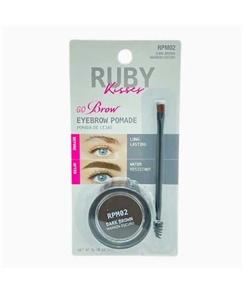 RUBY KISSES GO BROW POMADE RPM02 BRUN FONCÉ