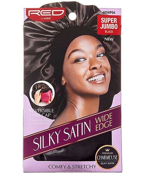 SATIN SOYEUX BORD LARGE HDWP04 NOIR 