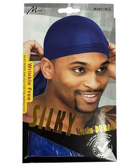 SATIN SOYEUX DURAG BLEU 