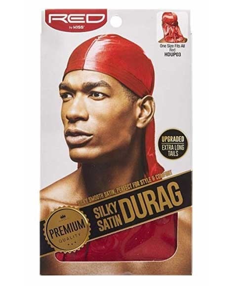 SATIN SOYEUX DURAG ROUGE HDUP03 