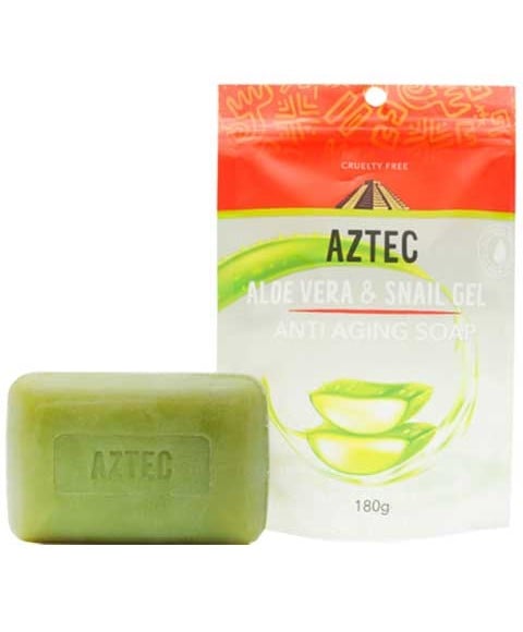 SAVON ANTI-ÂGE AU GEL D'ALOE VERA ET D'ESCARGOT 