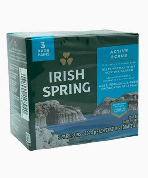 SAVON DÉODORANT IRISH SPRING ACTIVE SCRUB 