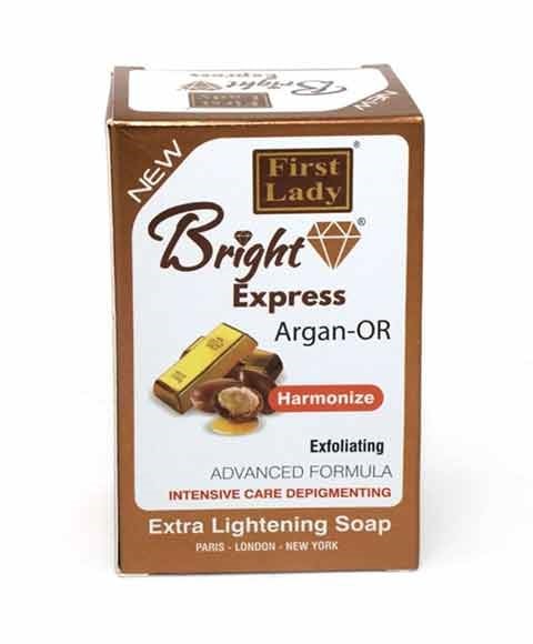 SAVON EXFOLIANT EXTRA ÉCLAIRCISSANT À L'ARGAN BRIGHT EXPRESS 