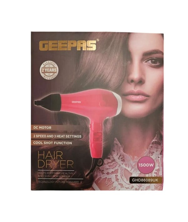 SÈCHE-CHEVEUX PROFESSIONNEL GEEPAS GHD86089UK 