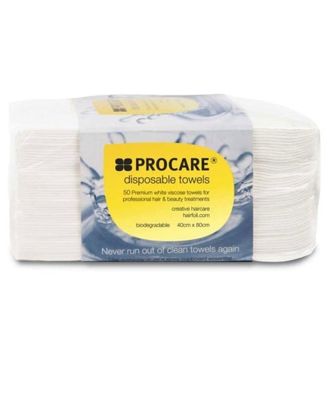 SERVIETTES JETABLES BLANCHES PROCARE 