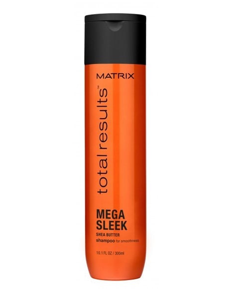 SHAMPOOING AU BEURRE DE KARITÉ MEGA SLEEK DE RÉSULTATS TOTAL 