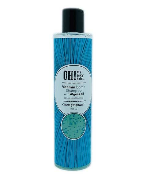 SHAMPOOING BOMBE DE VITAMINE À L'HUILE D'ALGÉES 