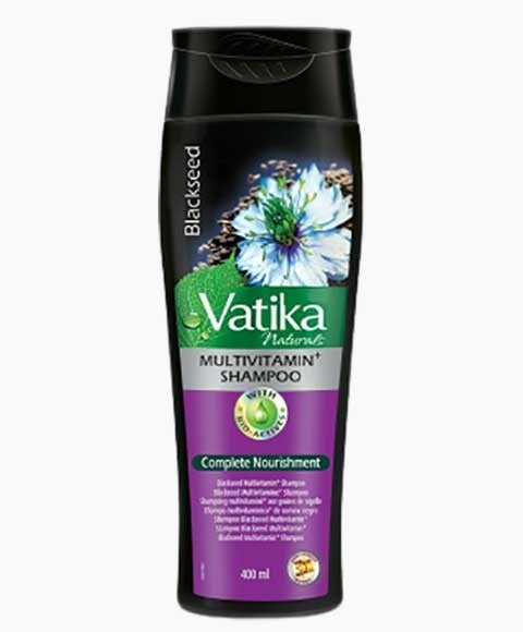 SHAMPOOING MULTIVITAMINE PLUS AUX GRAINES NOIRES VATIKA NATURALS 