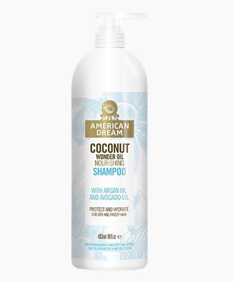 SHAMPOOING NOURRISSANT À L'HUILE DE COCO WONDER 