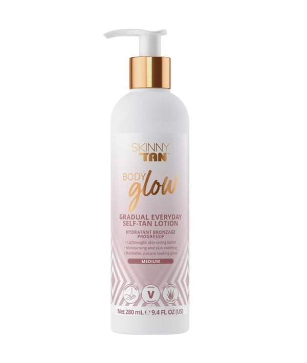 SKINNY TAN BODY GLOW GRADUEL LOTION AUTOBRONZANTE QUOTIDIENNE MEDI