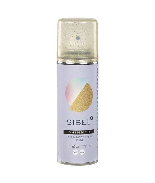 SPRAY CHEVEUX ET CORPS SIBEL SHIMMER OR 