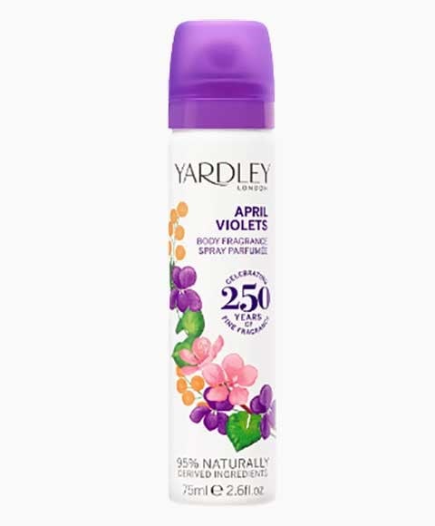 SPRAY PARFUM CORPS YARDLEY APRIL VIOLETS 