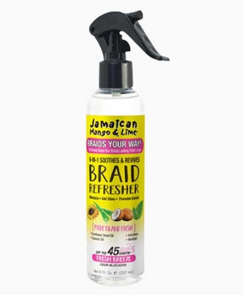 SPRAY RAFRAÎCHISSANT POUR TRESSE 6 EN 1 JAMAICAN MANGUE ET LIME 