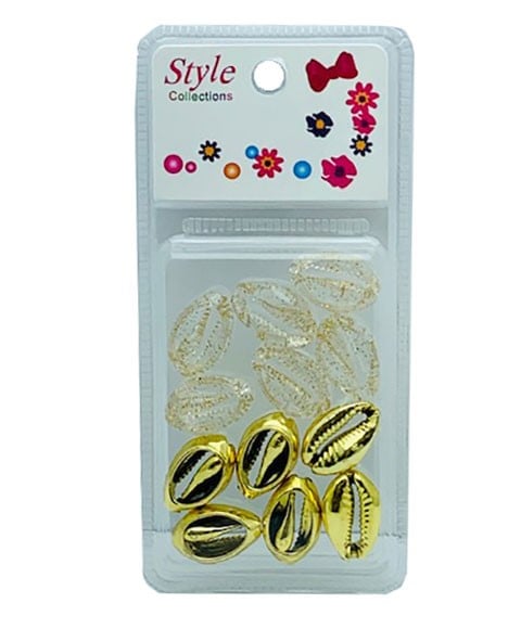 STYLE COLLECTION PERLES DE COQUILLES 2 TONS BD015 OR 