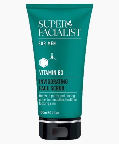 SUPER FACIALIST MEN GOMMAGE VISAGE REVIGORANT À LA VITAMINE B3 