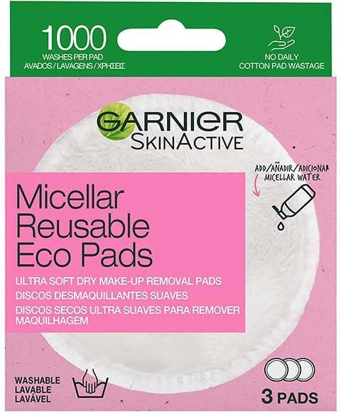 TAMPONS ÉCOLOGIQUES RÉUTILISABLES MICELLAIRES SKIN ACTIVE 