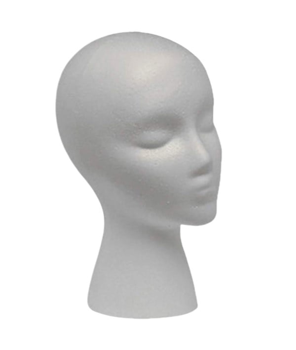 TÊTE EN MOUSSE STYRO 