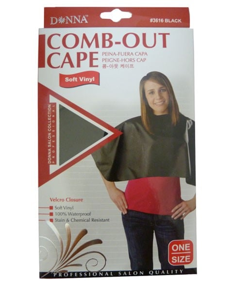 TITAN DONNA COMB OUT CAPE 3616 NOIR 