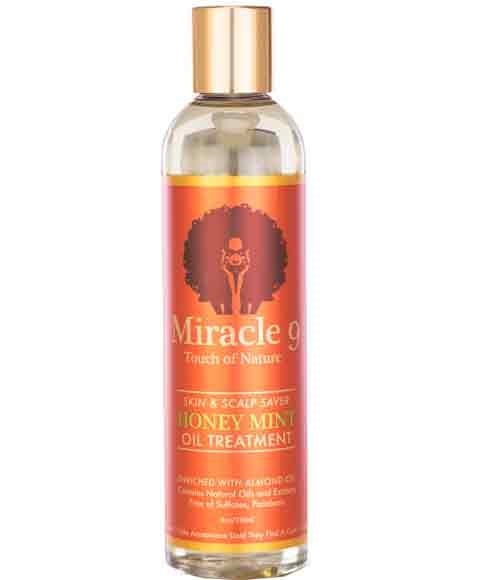 TRAITEMENT À L'HUILE DE MENTHE AU MIEL POUR LA PEAU ET LE CUIR CHEVELU 