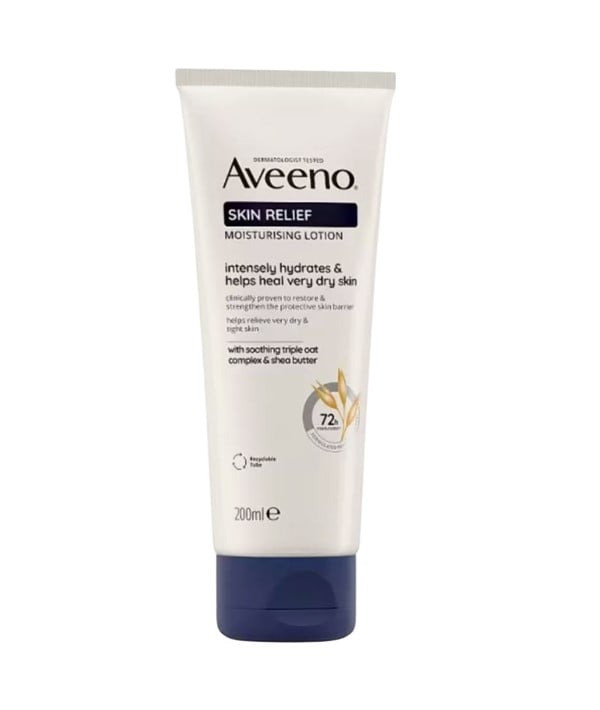 TUBE DE LOTION HYDRATANTE POUR LE SOULAGEMENT DE LA PEAU AVEENO 