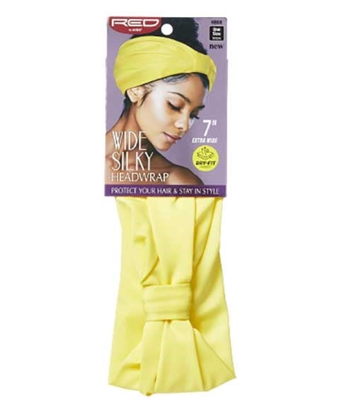 Turban large et soyeux jaune HB08 