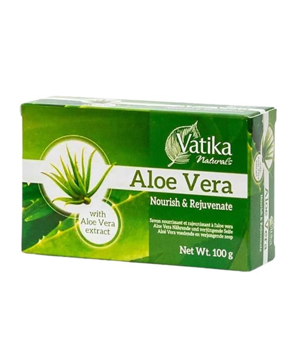 VATIKA NATURALS SAVON NOURRISSANT ET RAJEUNISSANT À L'ALOE VERA 