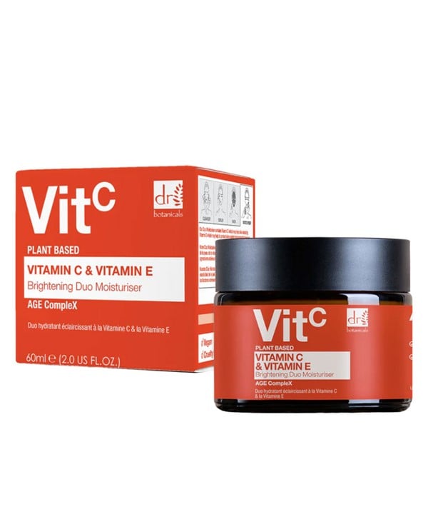 VIT C DUO ÉCLAIRCISSANT À BASE DE VITAMINE C ET DE VITAMINE E À BASE DE PLANTES