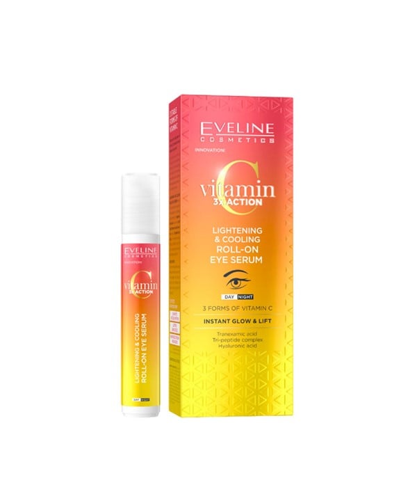 VITAMINE C 3X ACTION ÉCLAIRCISSANT REFROIDISSANT ROLL ON SÉRUM POUR LES YEUX 